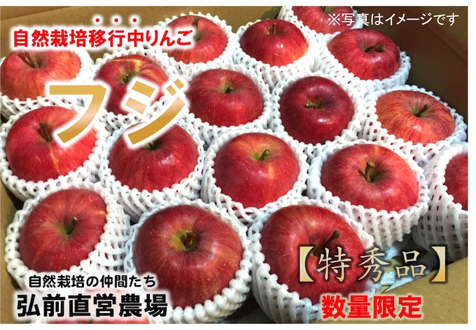 自然栽培のりんご 木村秋則直営農場